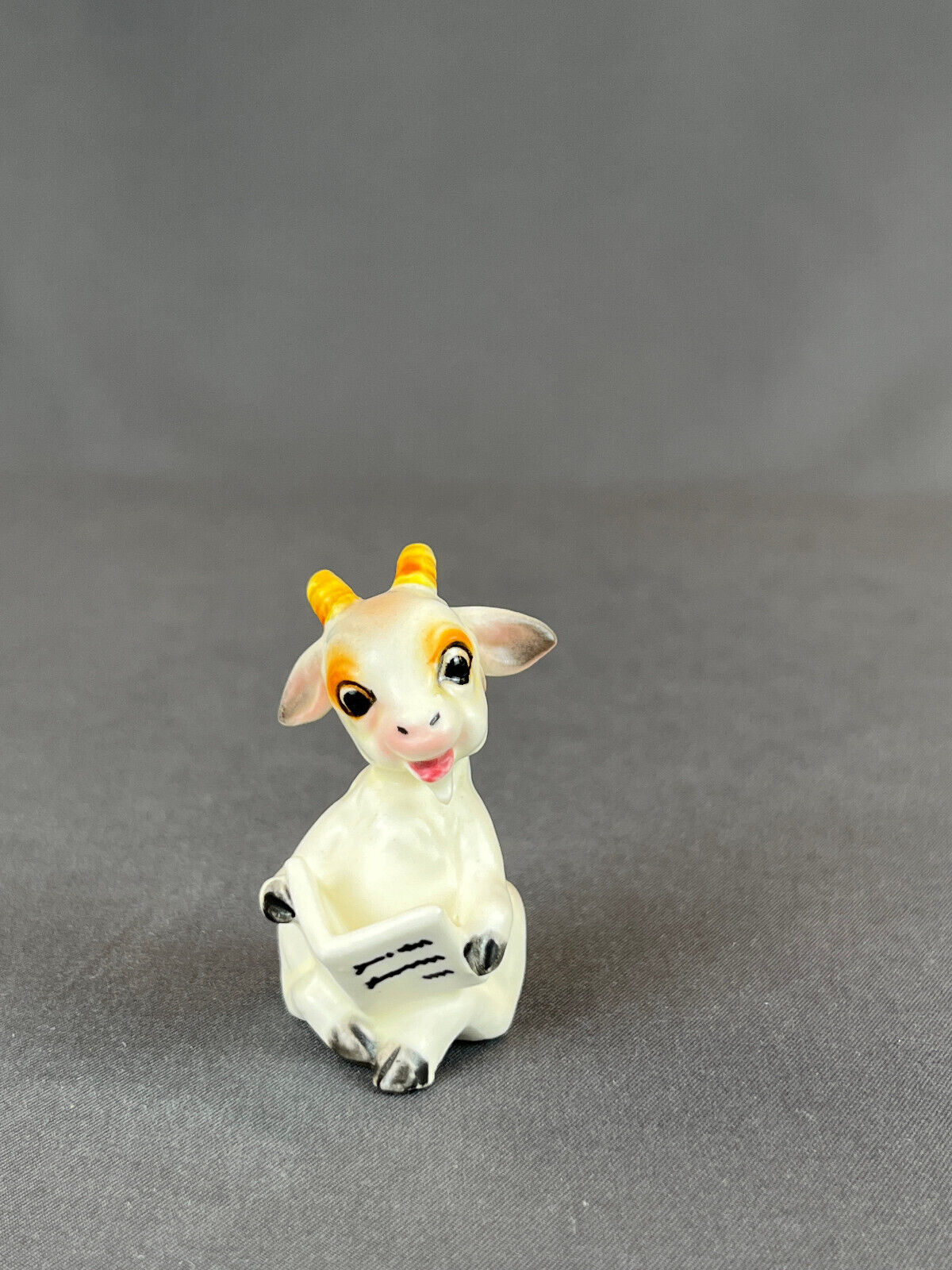 Josef Originals Miniatures BILLY GOAT with Book 2”  Figurine