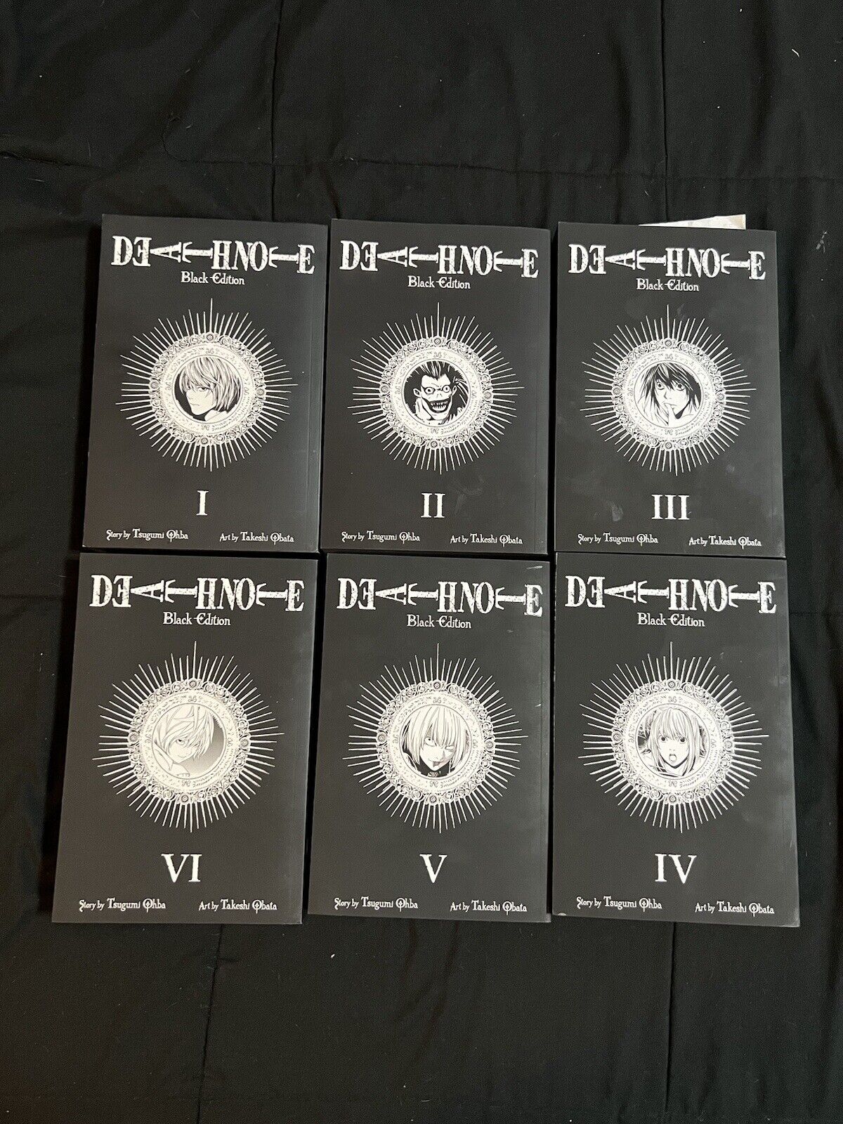 Death Note Black Edition Manga Full Set