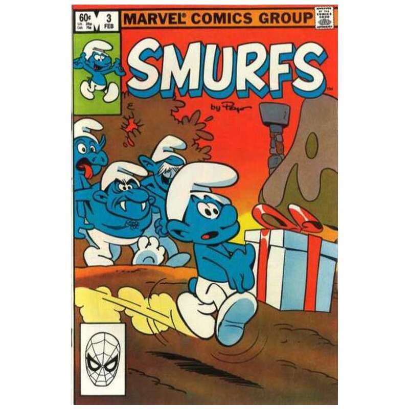 Smurfs (1982 series) #3 in Very Fine condition. Marvel comics [j\