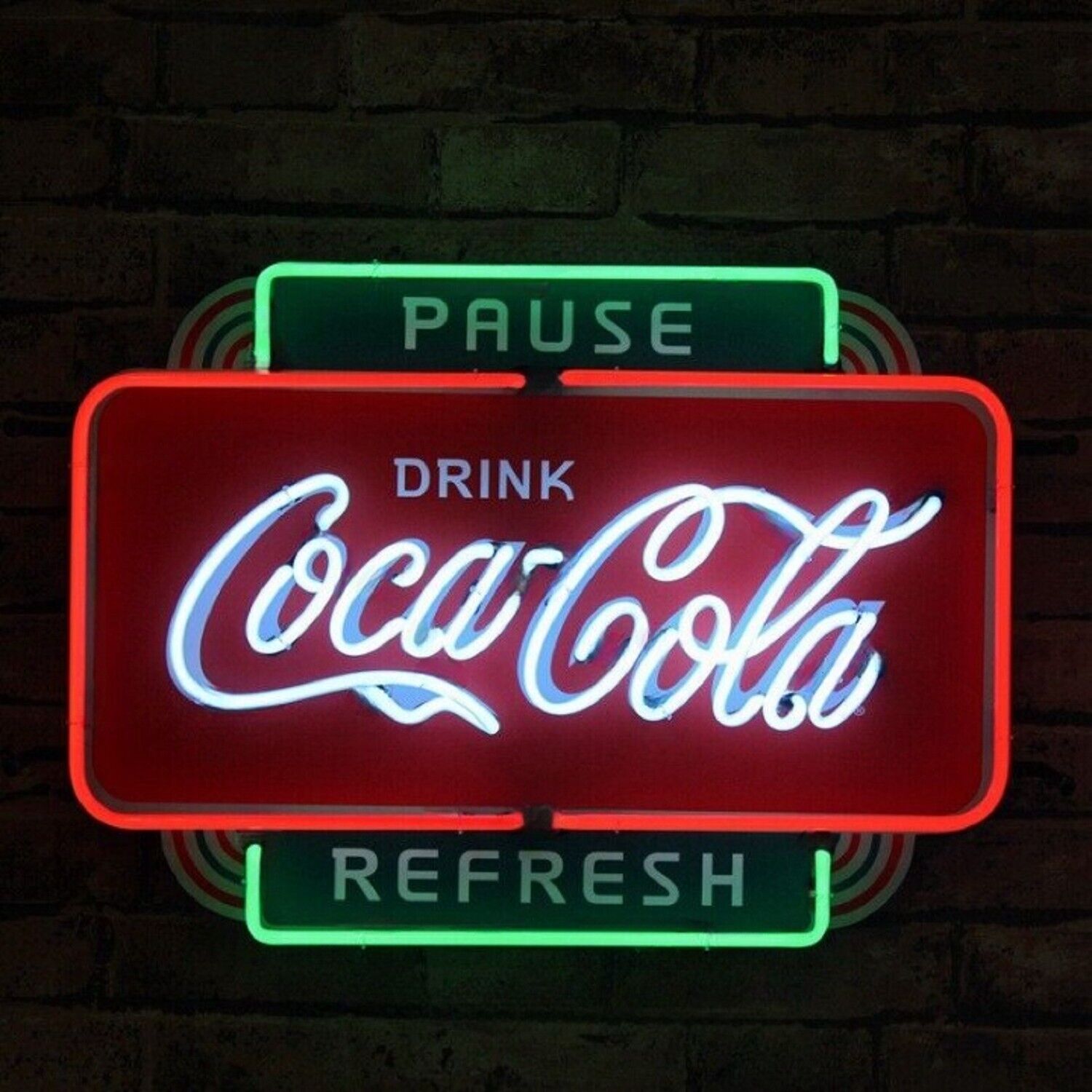 New Coca Cola Pause Drink Refresh Coke Neon Sign 20\