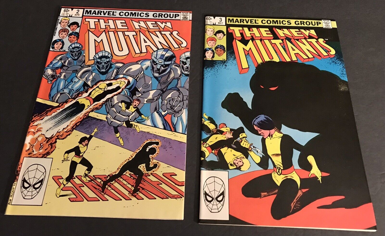 The New Mutants #2 #3 Lot Of 2 MARVEL COMICS 1983 NM High Grade Unread Key