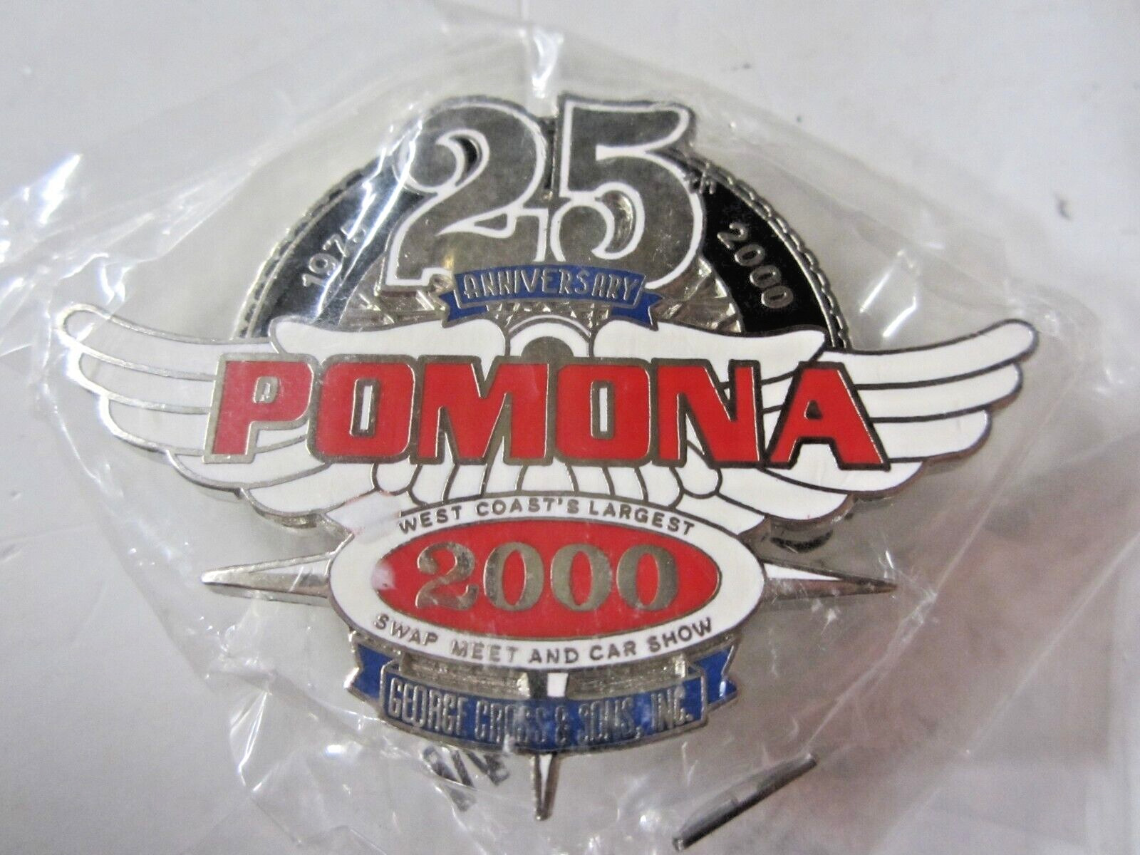 George Cross & Sons 25th Anniversary Pomona Swap Meet And Car Show Event Pin