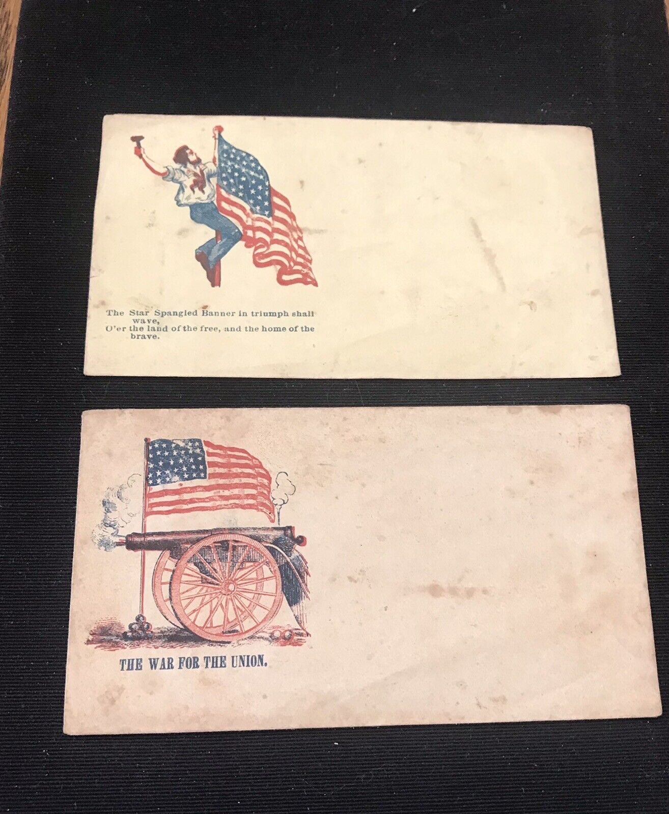 “ 2” Original Unused Civil War Era Cover Envelope Illustrated