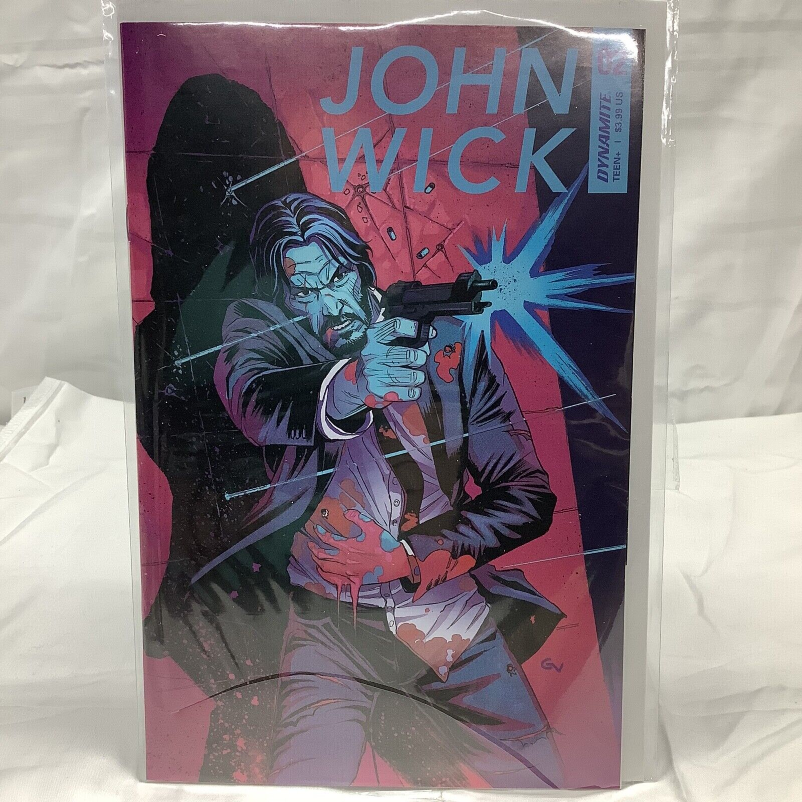 John Wick #2 1st Print Keanu Reeves Movie Comic Dynamite Entertainment Rare HTF