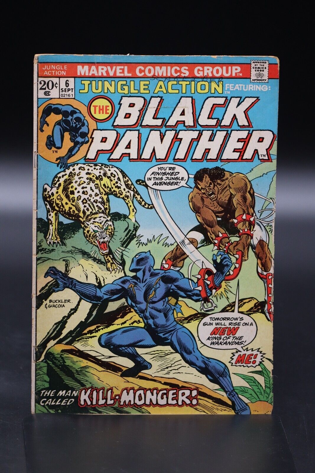 Jungle Action (1972) #6 1st App Kill-Monger Solo Black Panther Story Buckler VG-