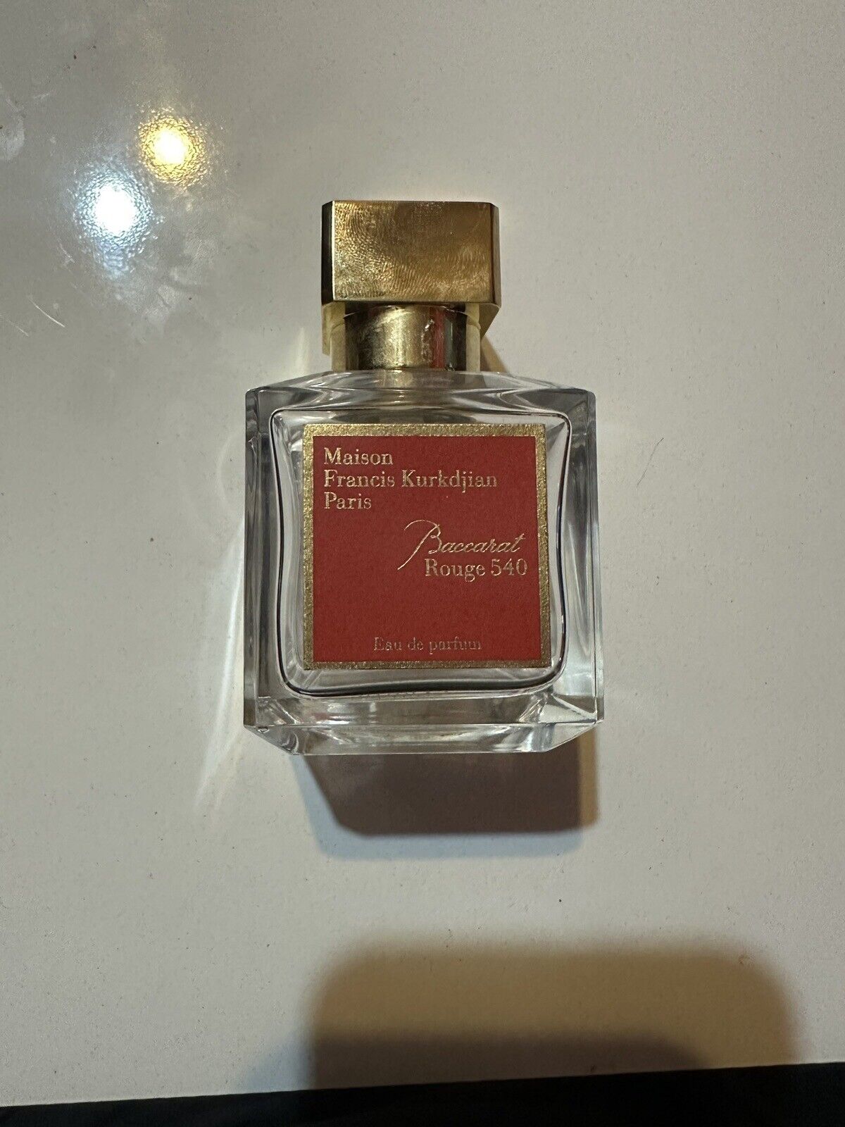 EMPTY BOTTLE MFK Maison Francis Kurkdjian Baccarat Rouge 540 Eau De Parfum 70ml