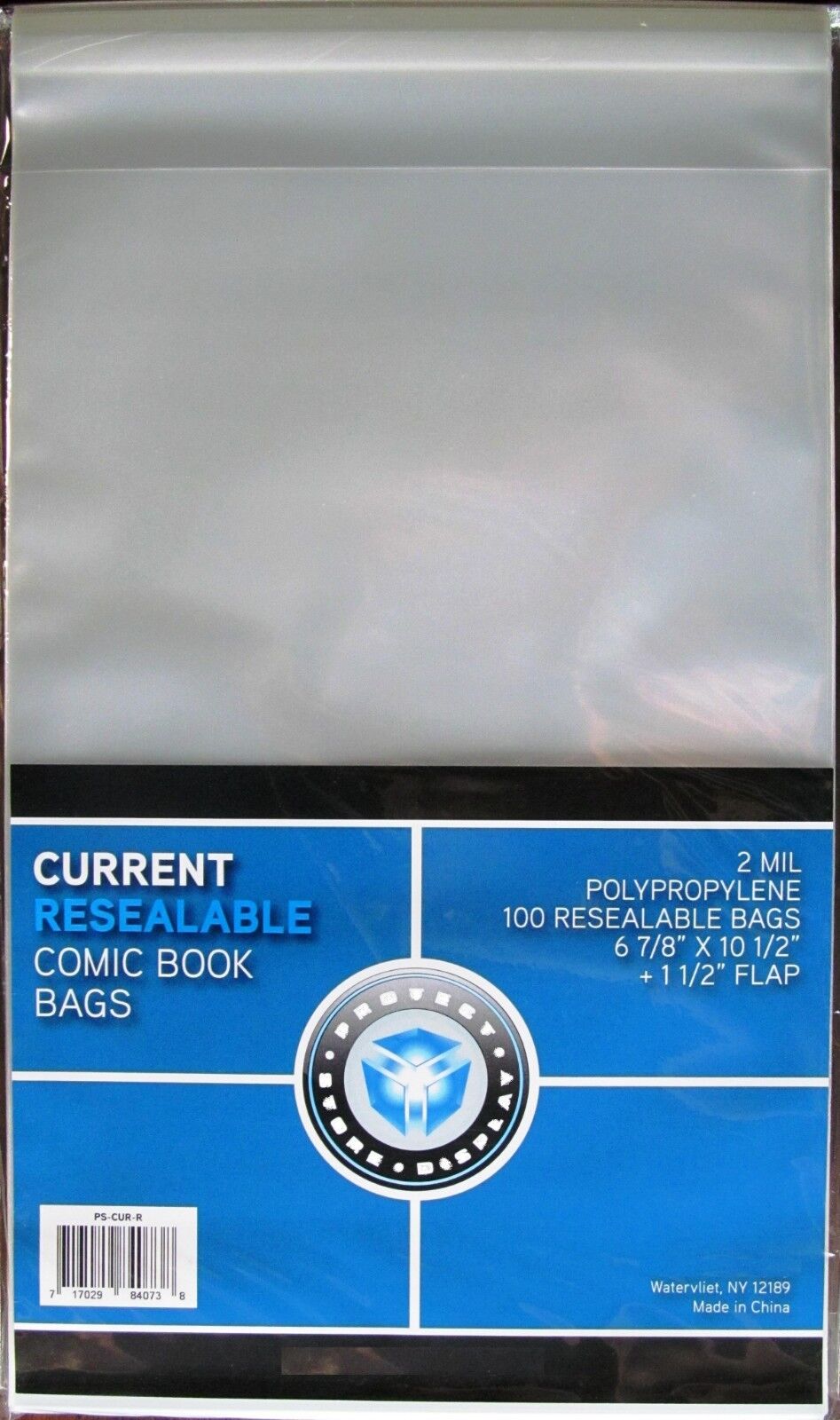 1000 New CSP RESEALABLE CURRENT Comic Book Archival Poly Bags 6 7/8 X 10 1/2