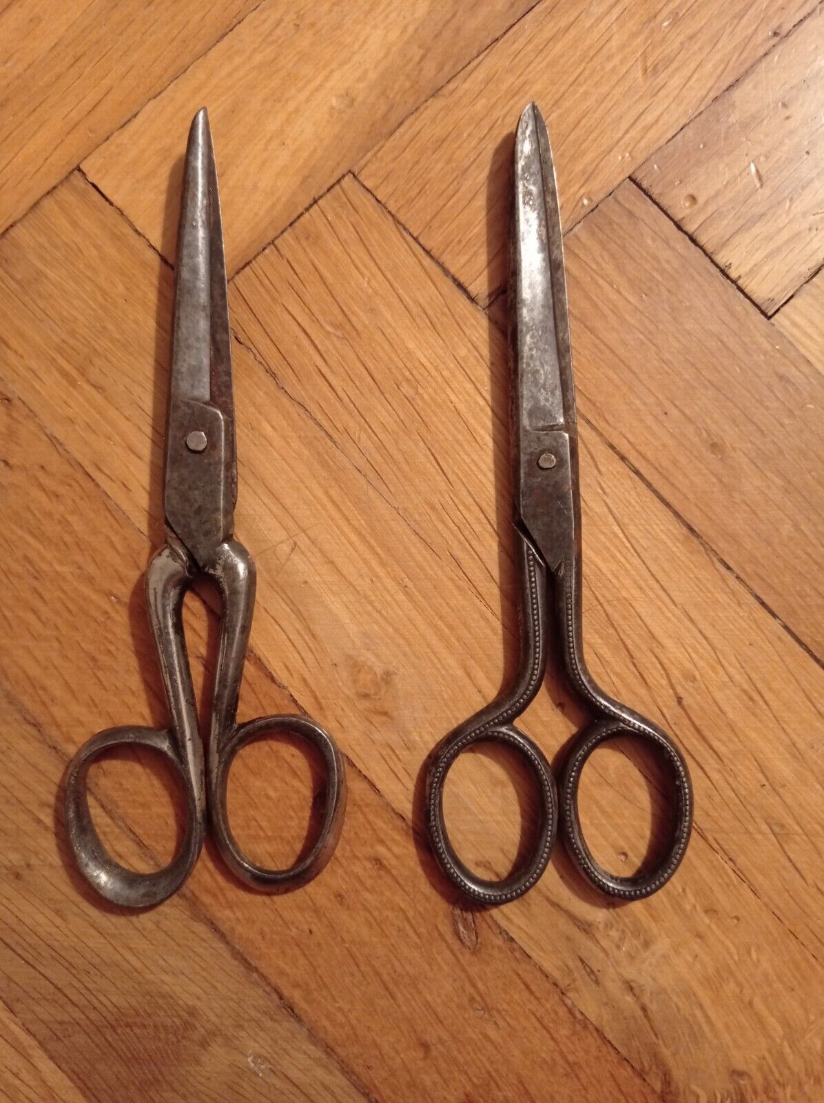 Vintage Antique German Riveted Scissors Solingen Schmitz