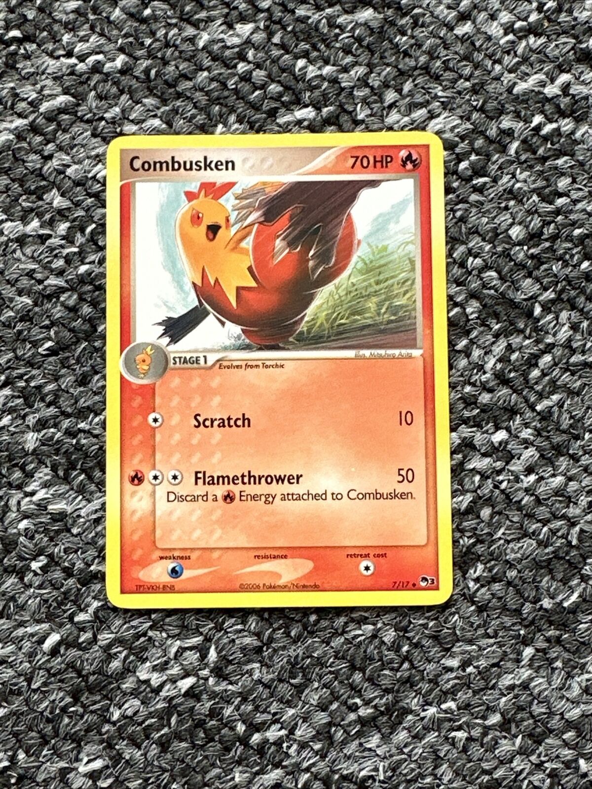 Combusken 7/17 Pop Series 3 Pokemon Card Pack Fresh