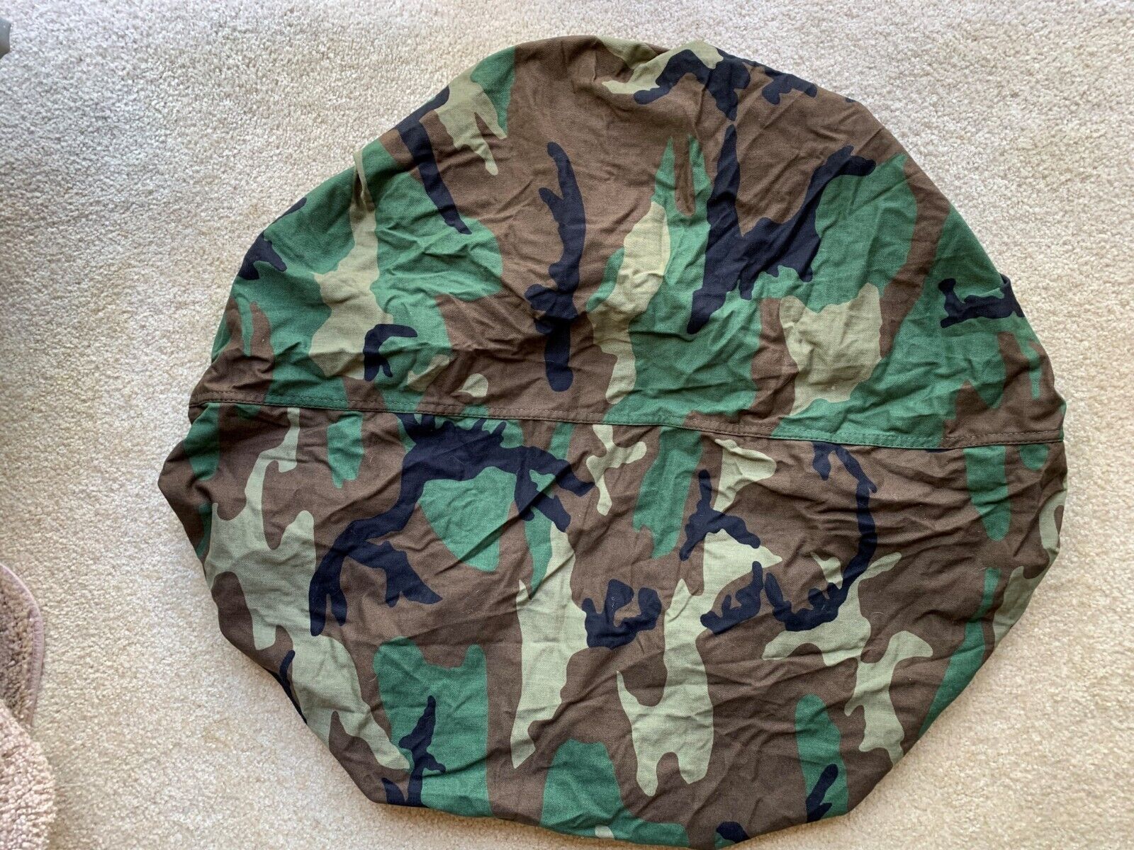 NEW Unissued USGI Woodland Camo Field Pack Spare Tire Cover