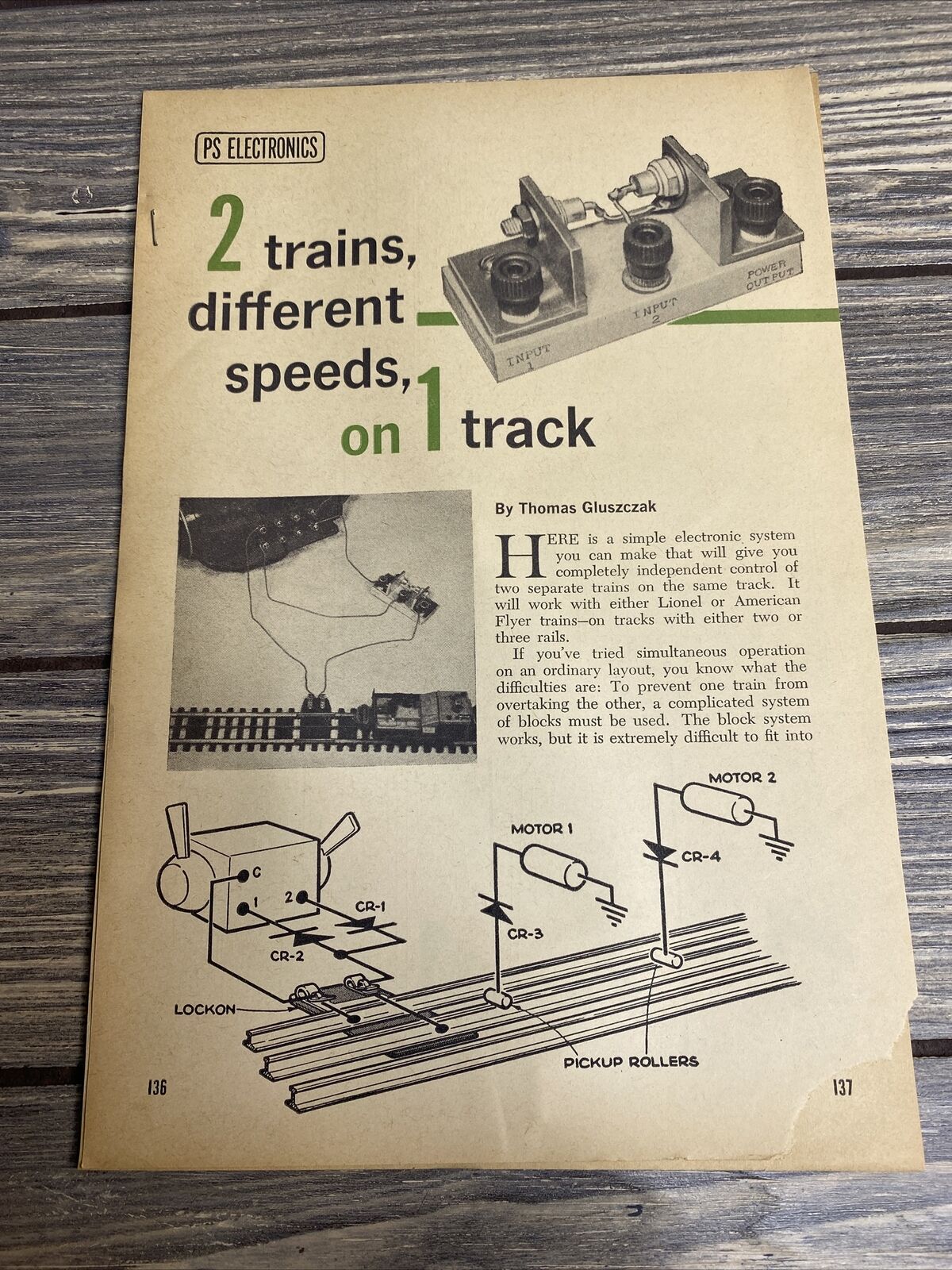 Vintage Magazine Article Popular Science December 1962 2 Trains Different Speeds