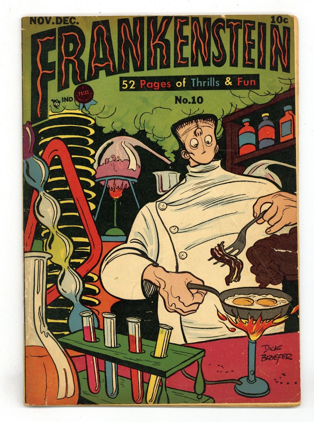 Frankenstein Comics #10 GD+ 2.5 1947