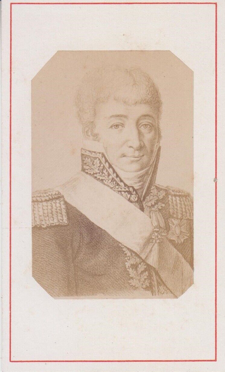 19th CDV photo Pierre AUGEREAU, Marshal-Duke of CASTIGLIONE (1757-1816).