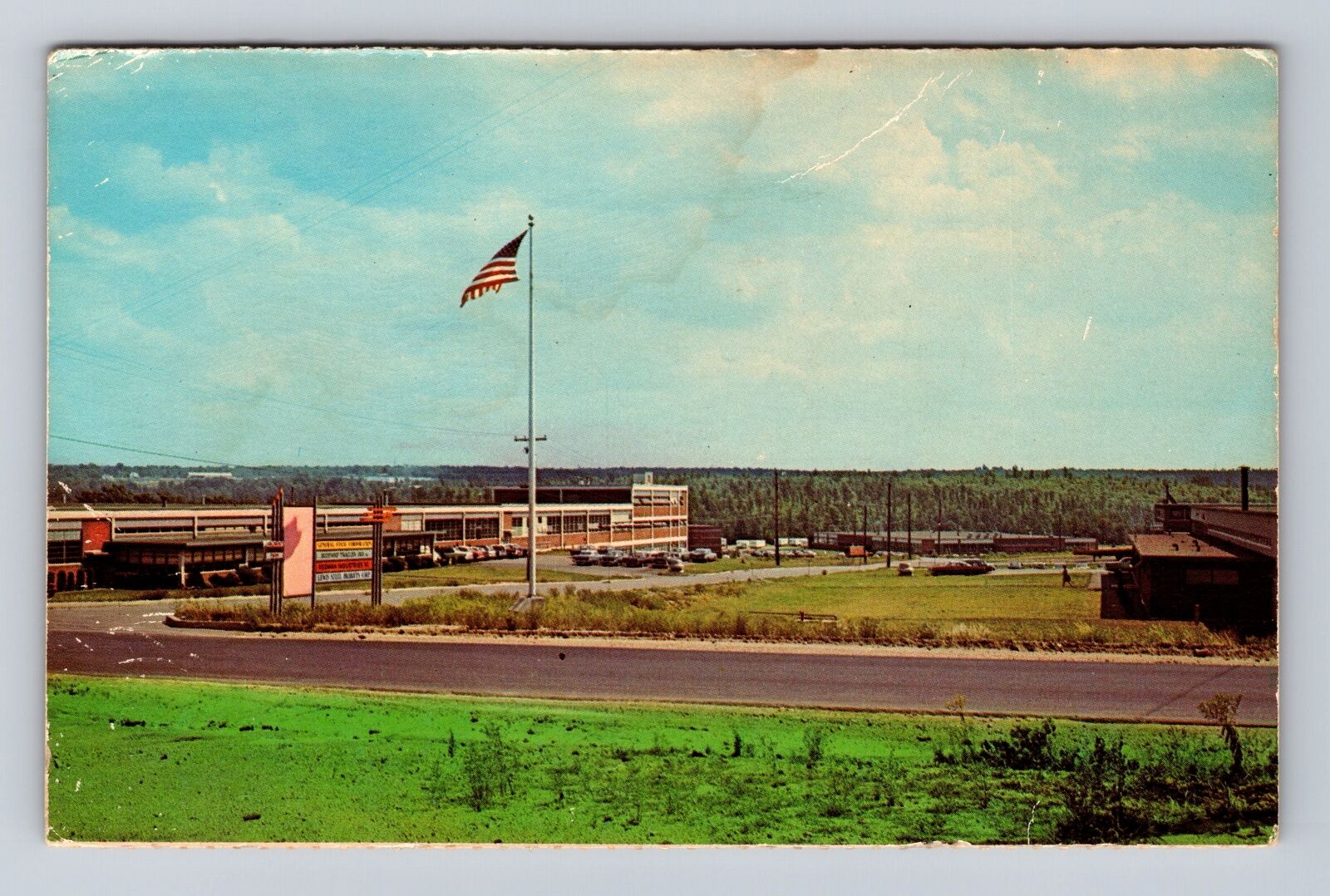 Hazleton PA-Pennsylvania, Portion Of Valmont Industrial Park, Vintage Postcard