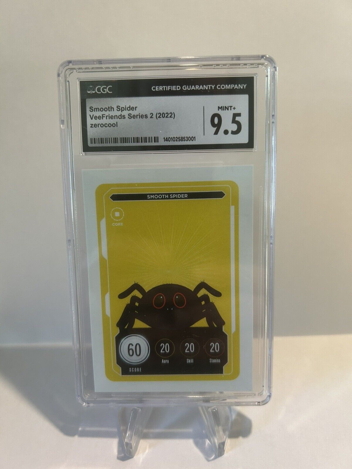 Smooth Spider CGC 9.5 Rookie  Veefriends Compete And Collect Series 2