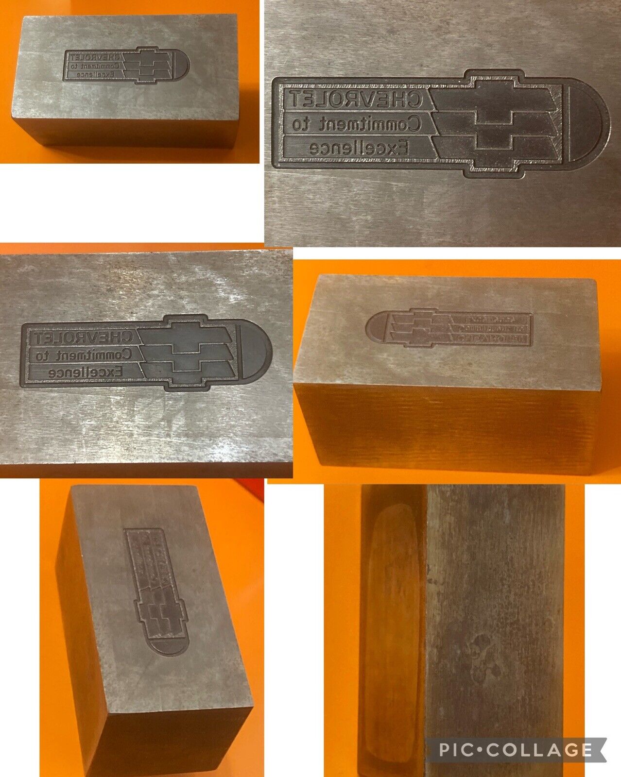 Chevrolet Commitment of Excellence Keychain Industrial Steel Die Stamp Mold Hub