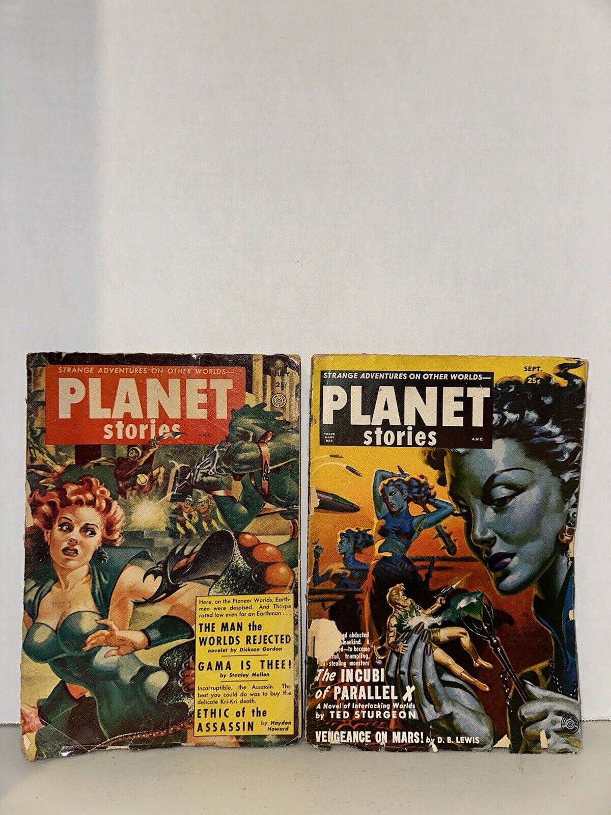 Planet Stories - Summer 1951 & July 1953