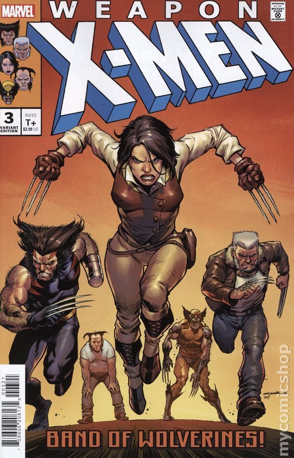 Weapon X-Men #3B Stock Image