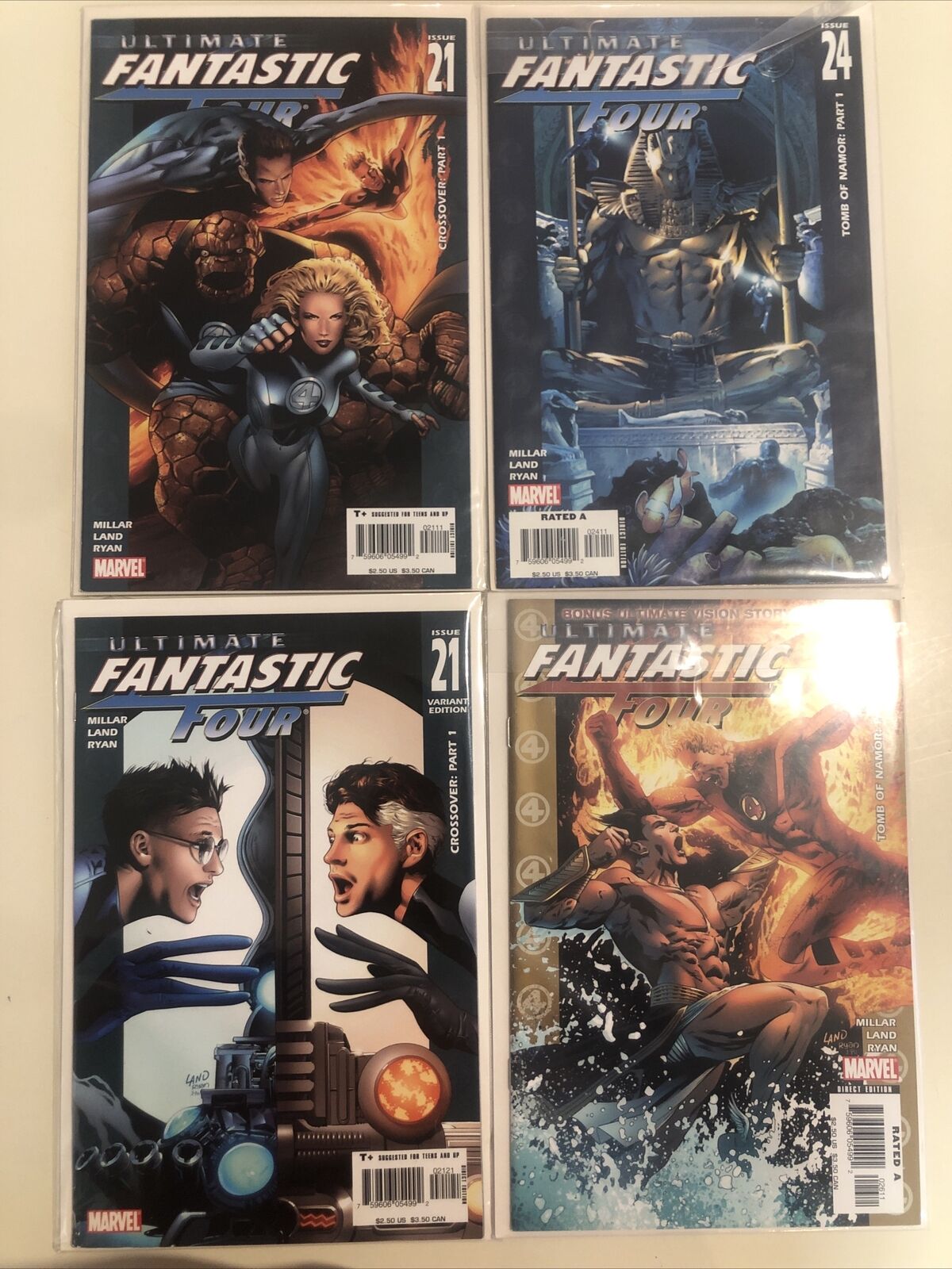 Ultimate Fantastic Four Comic Lot