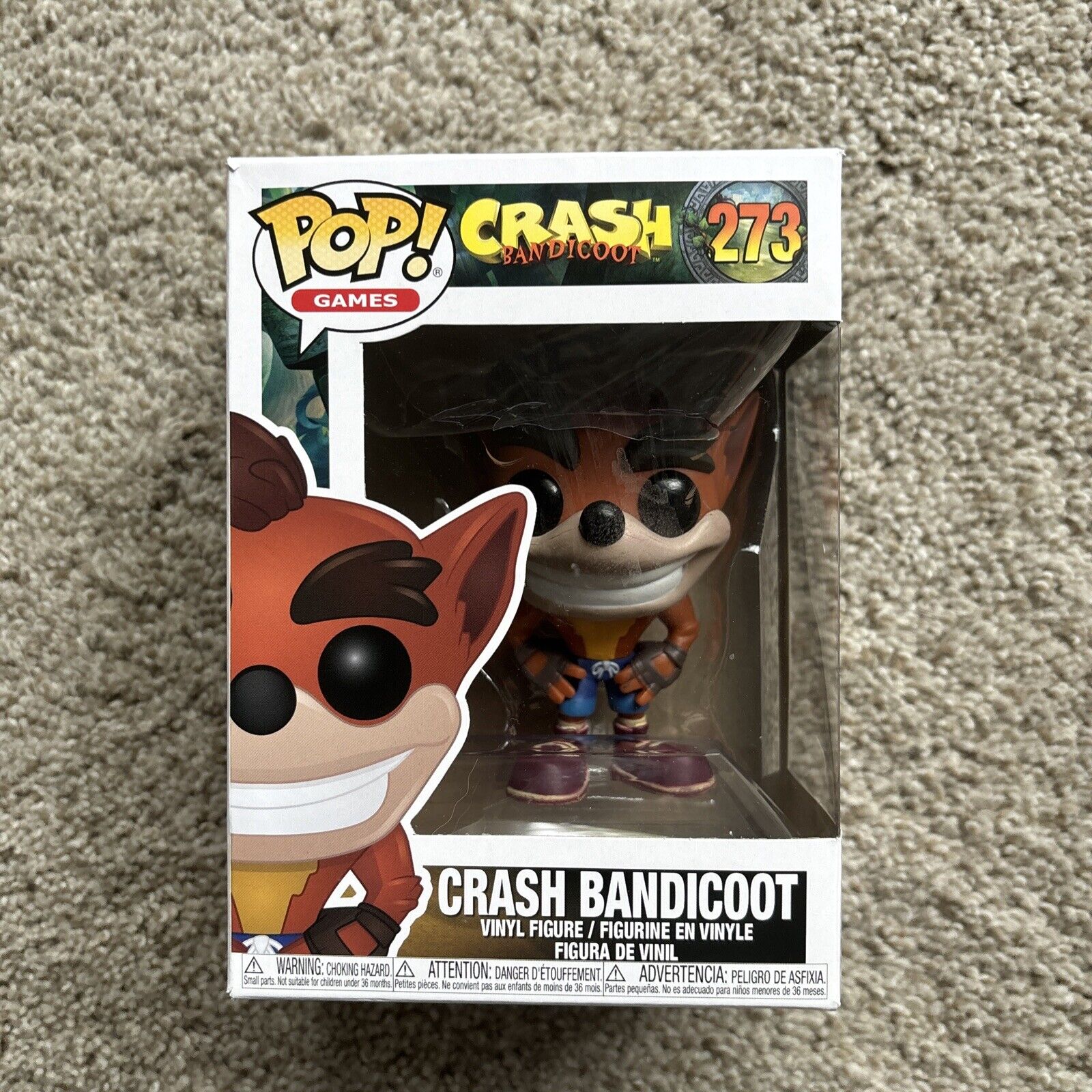 Funko Pop Vinyl: Crash Bandicoot - Crash Bandicoot #273