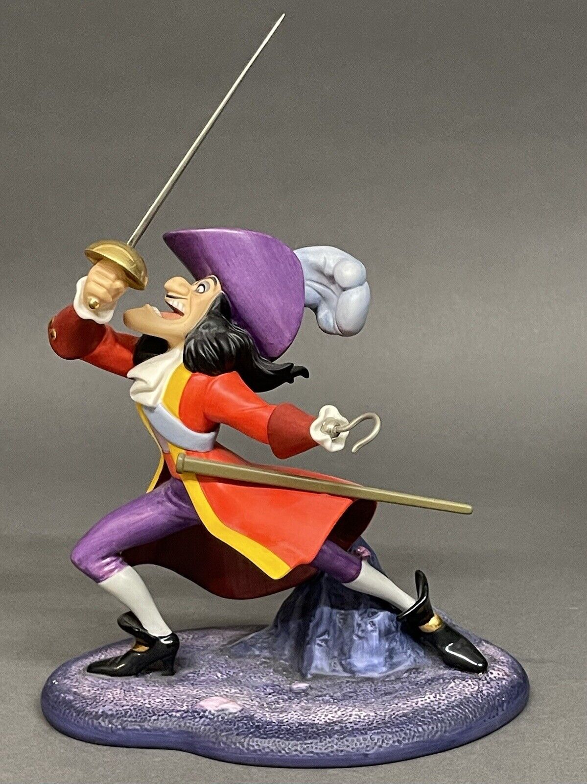 Disney Vintage WDCC Captain Hook “I\'ve Got You This Time” Peter Pan Figurine