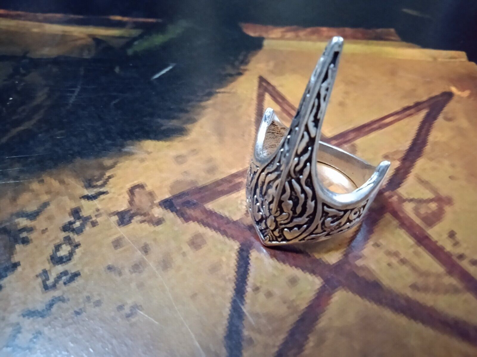 High Ranking Illuminati Freemason Eye Ring Antique Vintage Metaphysical occult++