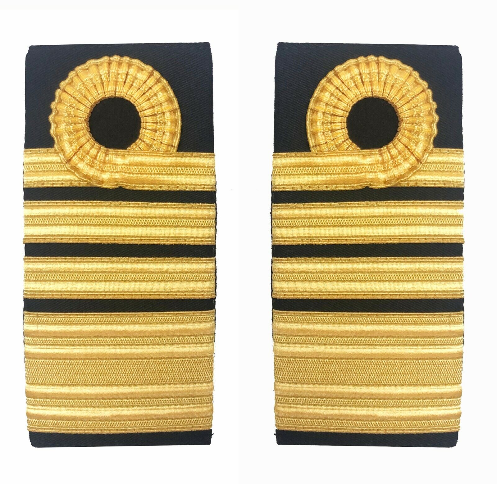 Official Royal Navy Admiral Lace Rank Slides - Epaulettes Insignia RN British