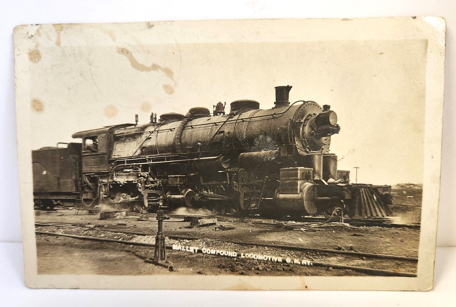 RPPC Great Northern Railroad Whitefish Montana 1909 Mallet Compound Locomotive