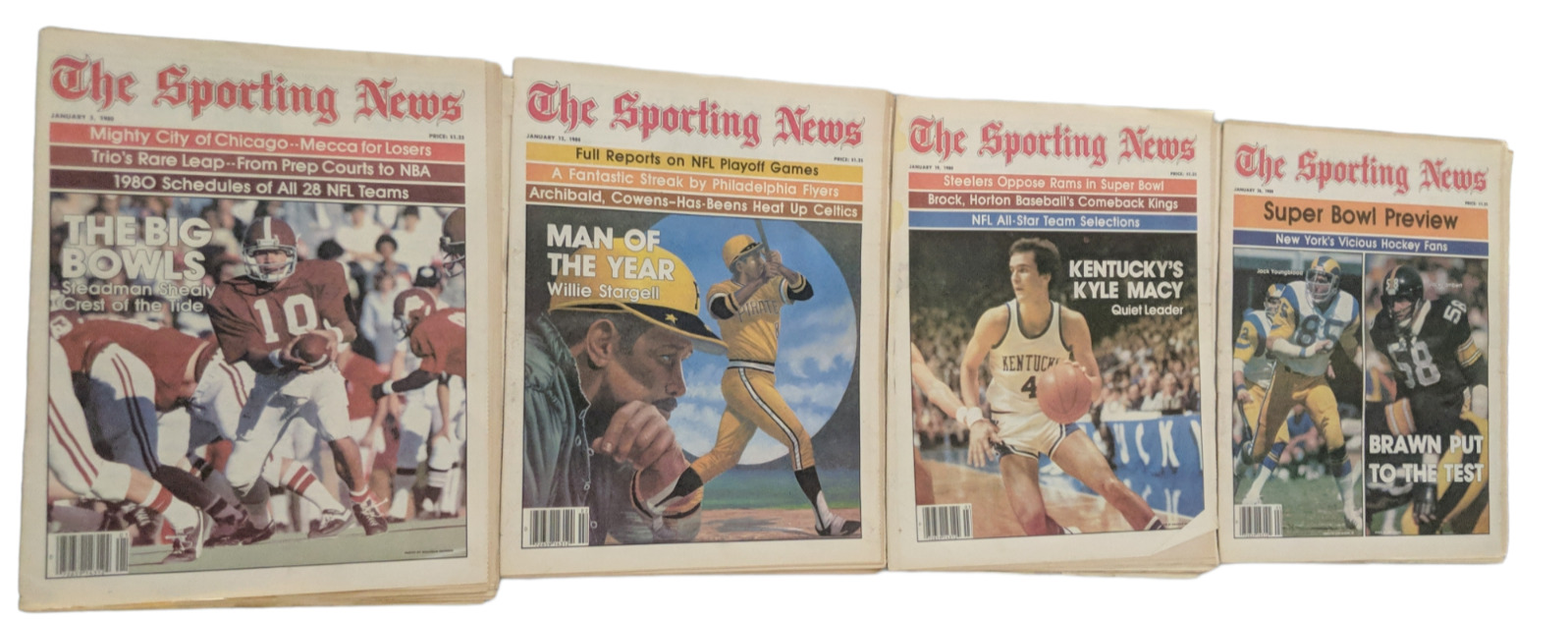 The Sporting News Paper January 5 12 19 26 1980 Over 40 Years Ago Vintage
