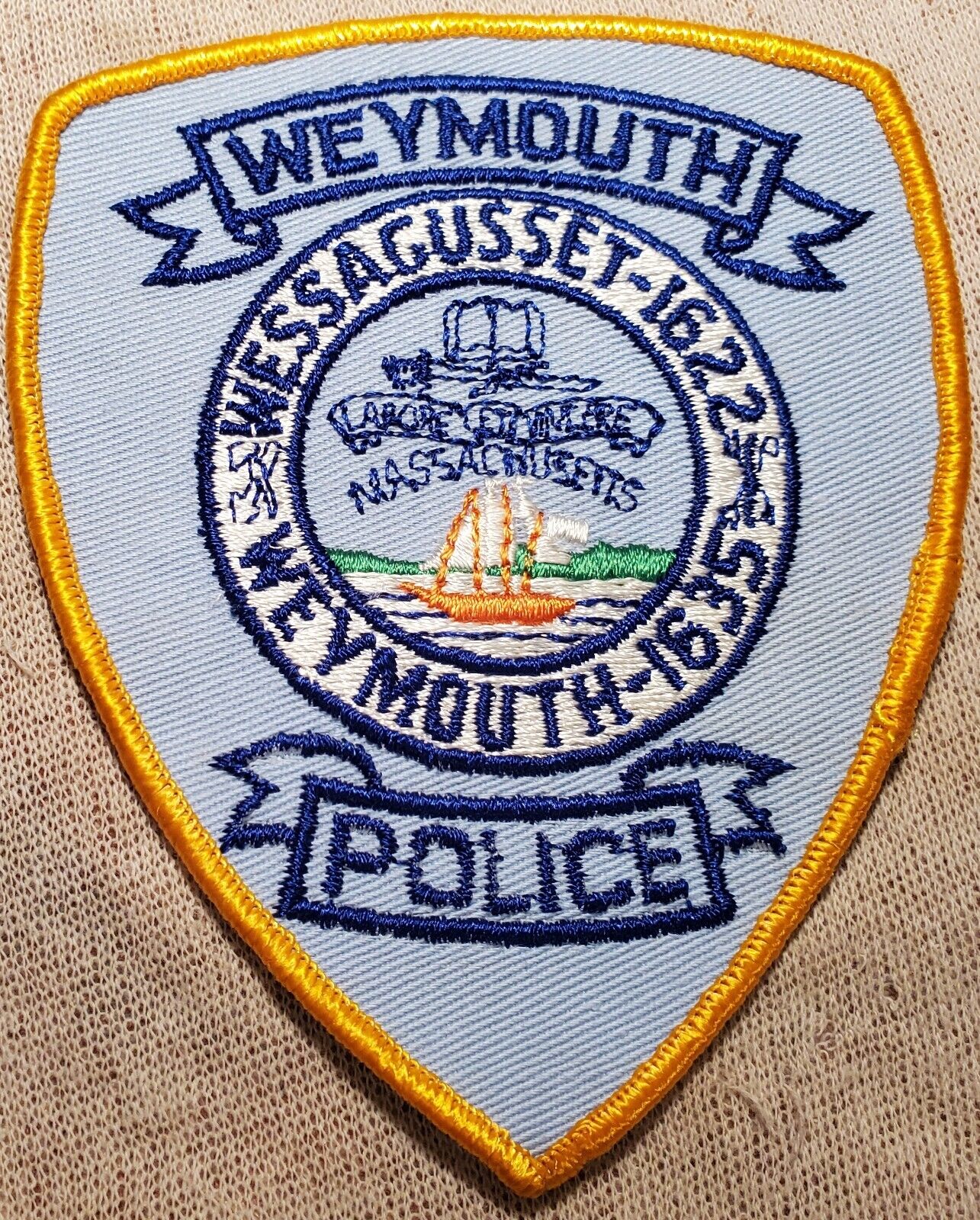 MA Weymouth Massachusetts Police Patch
