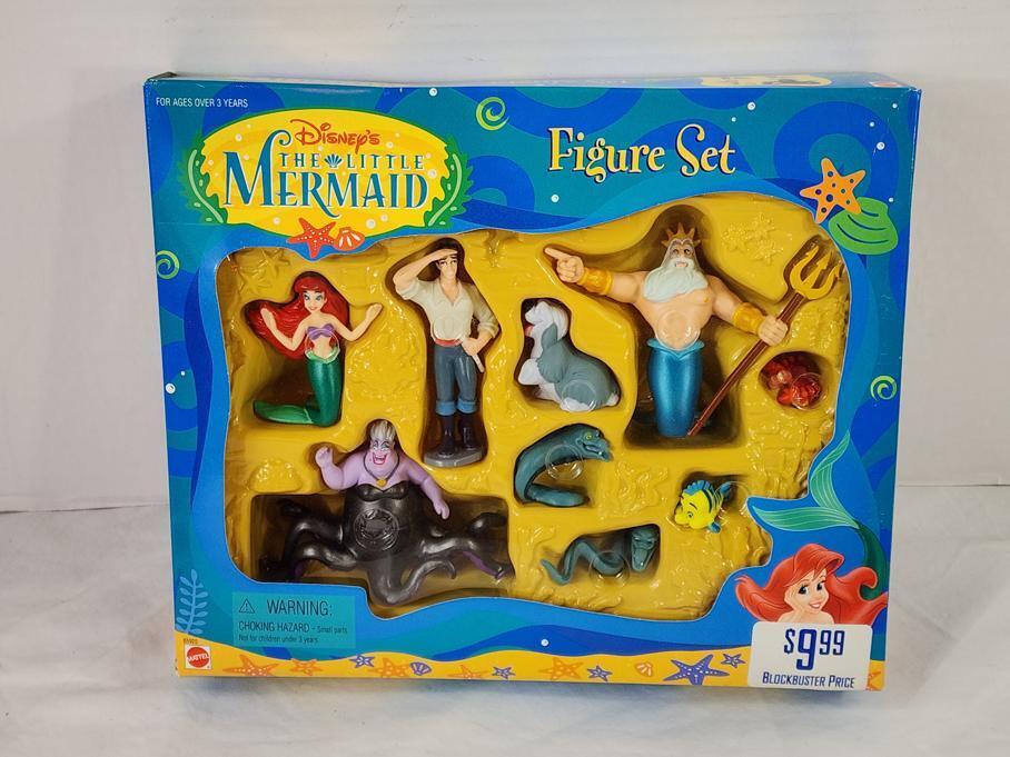 Mattel Disney\'s Little Mermaid Figure (65920) Set of 9 - New in Box, Vintage