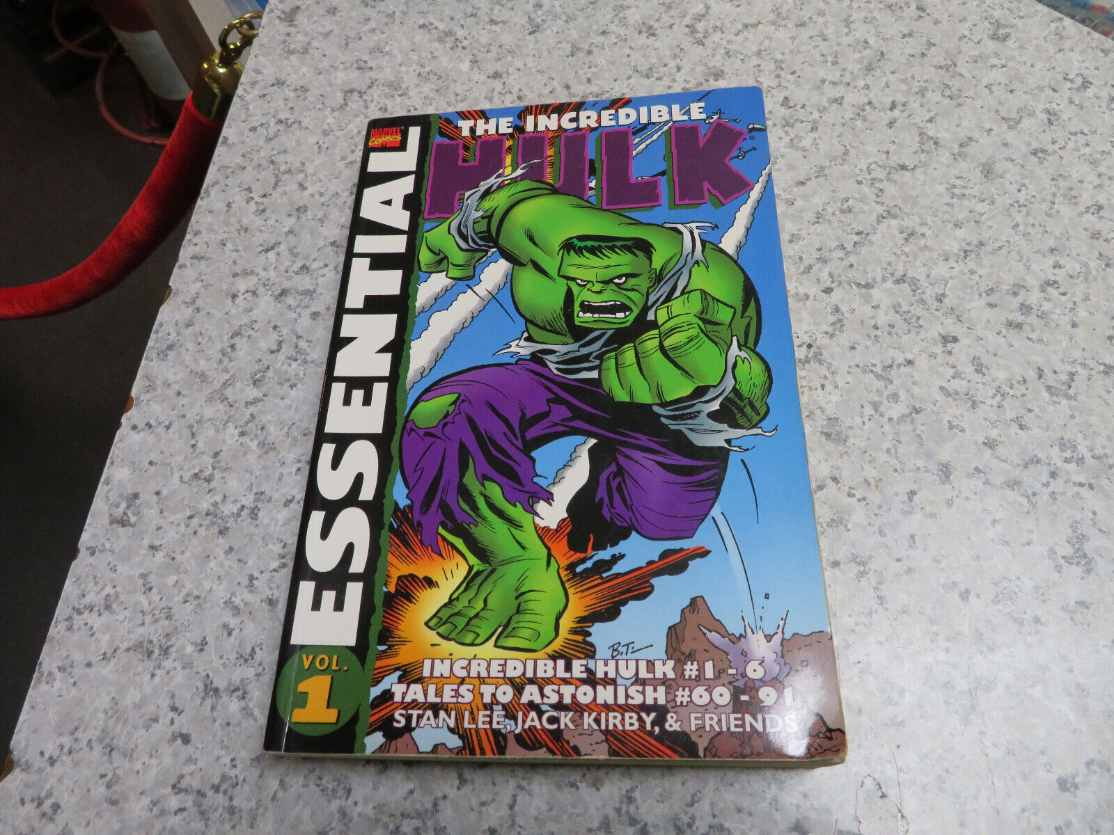 Marvel Essential HULK Volume 1 (2003, Paperback) Comic Book--Incredible 1-6