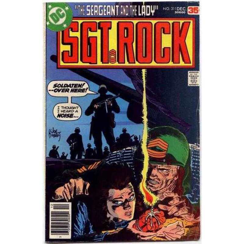 Sgt. Rock #311 in Fine condition. DC comics [h{