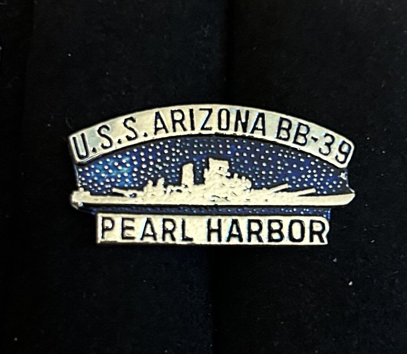 USS ARIZONA BB-39 PEARL HARBOR PIN U.S. NAVY - NEW - 