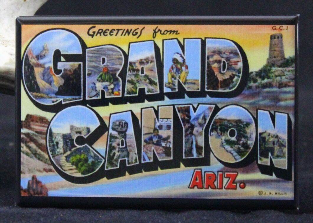 Greetings from The Grand Canyon Vintage Postcard 2