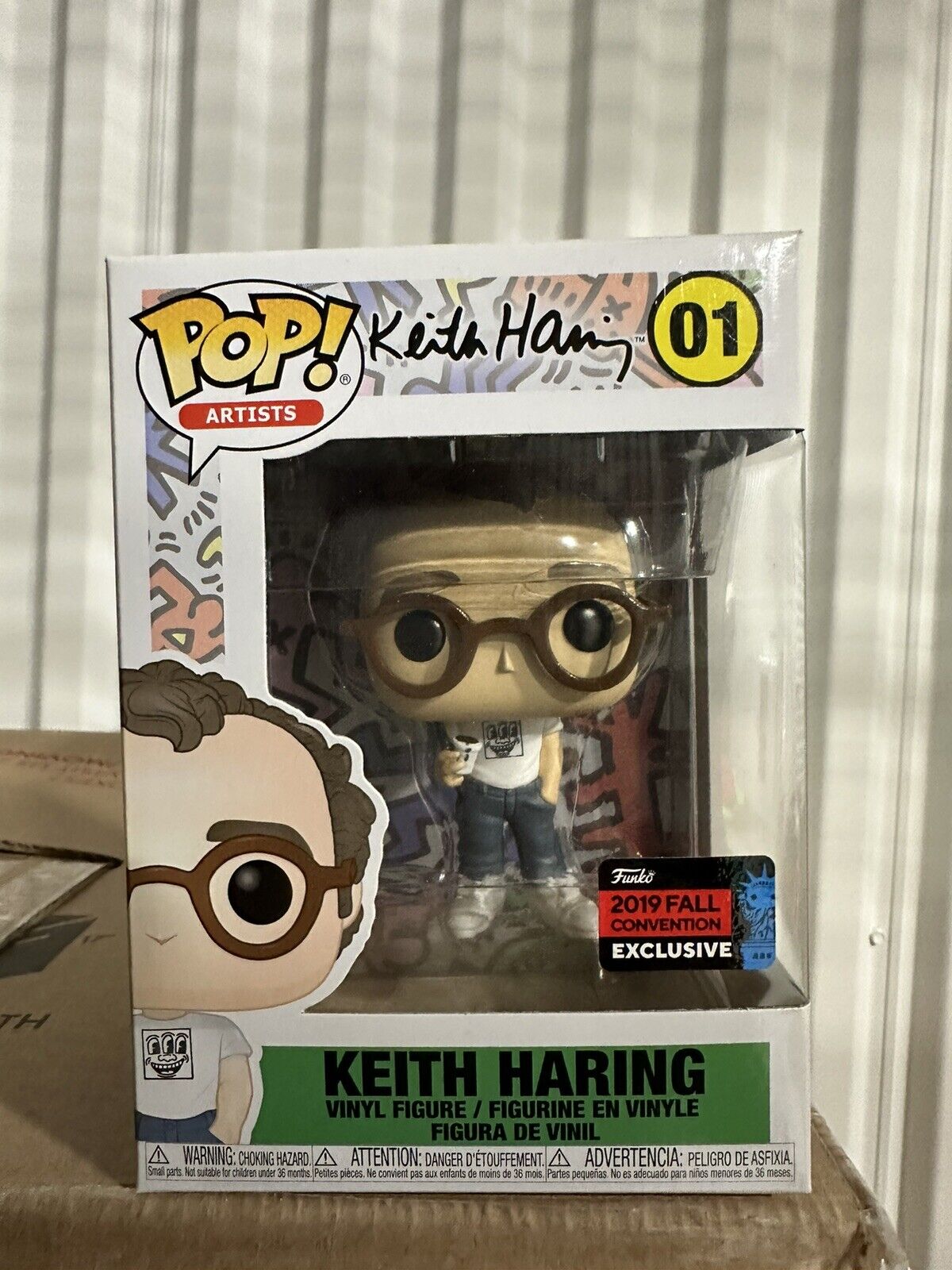 G2 Funko Pop Artists Keith Haring 2019 Fall Convention Exclusive Vinyl Figure 01