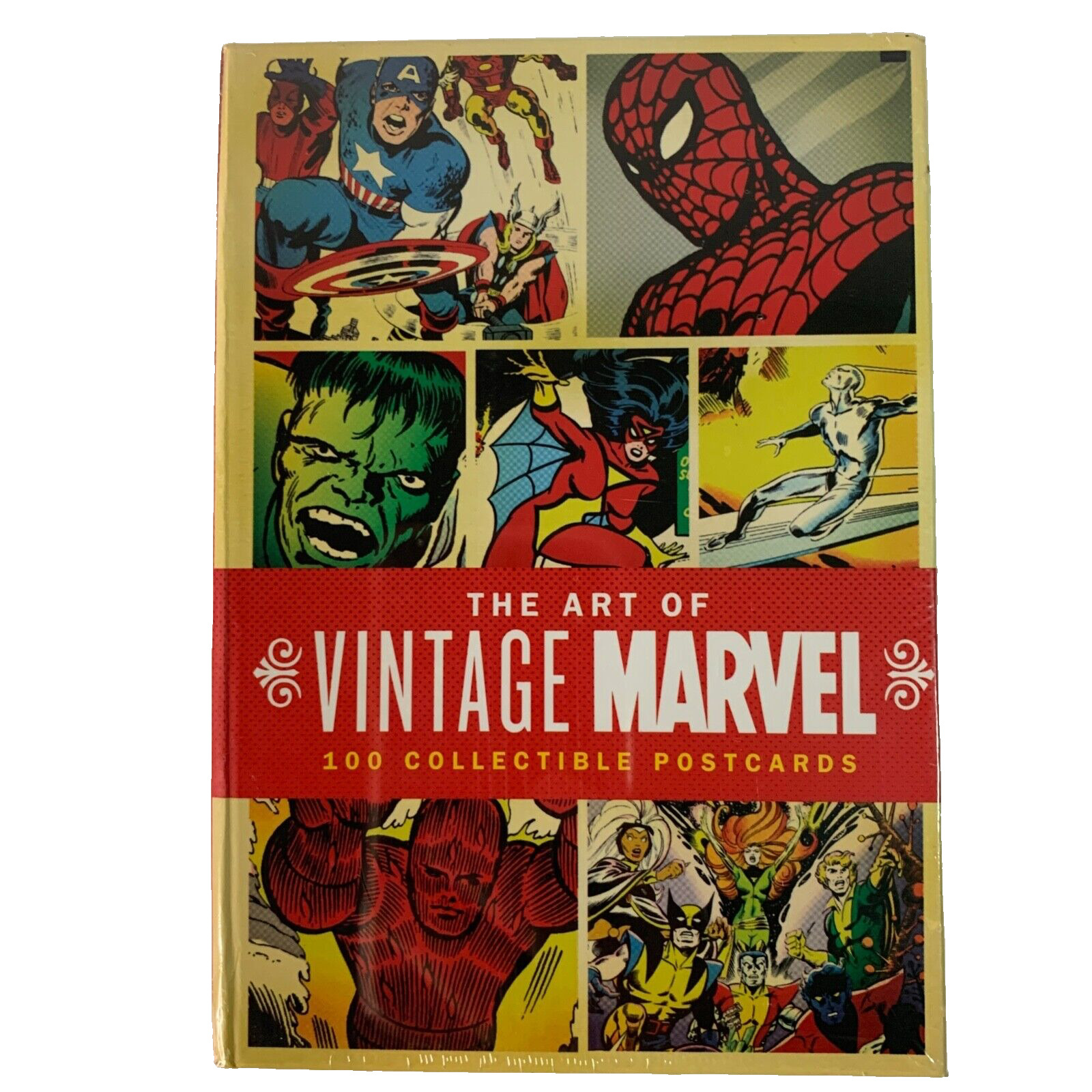 The Art of Vintage Marvel: 100 Collectible Postcards MARVEL COMICS NEW Sealed