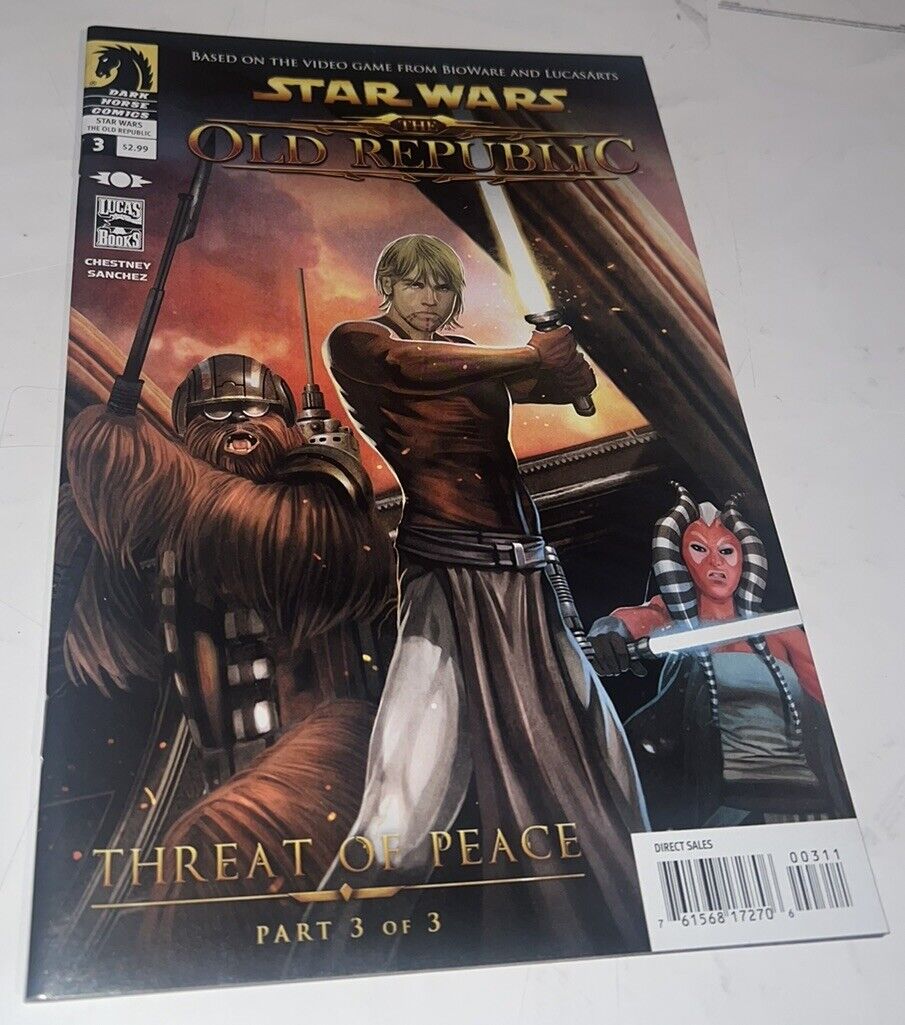 STAR WARS THE OLD REPUBLIC #3 THREAT OF PEACE PT 3 OF 3 DARK HORSE COMICS