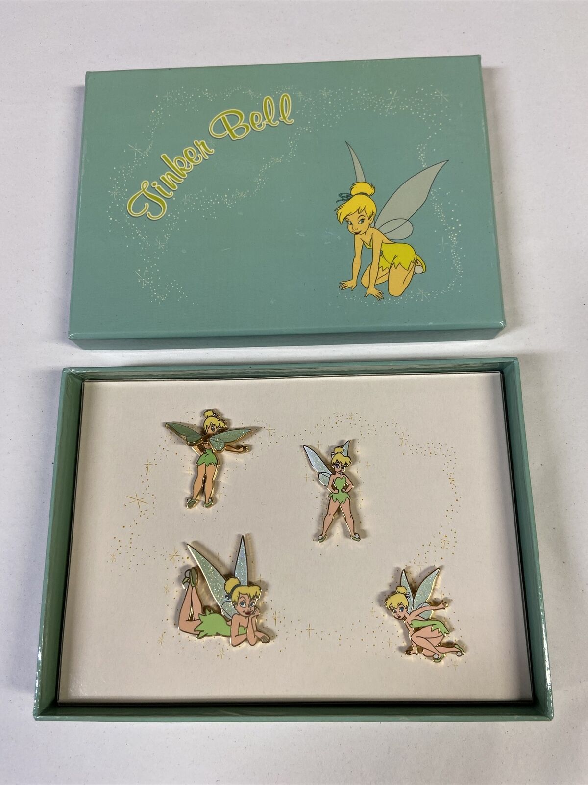 Vintage 2004 Disney Pin Trader Boxed Set #29934 Tinker Bell Lot Flutter Wing NEW