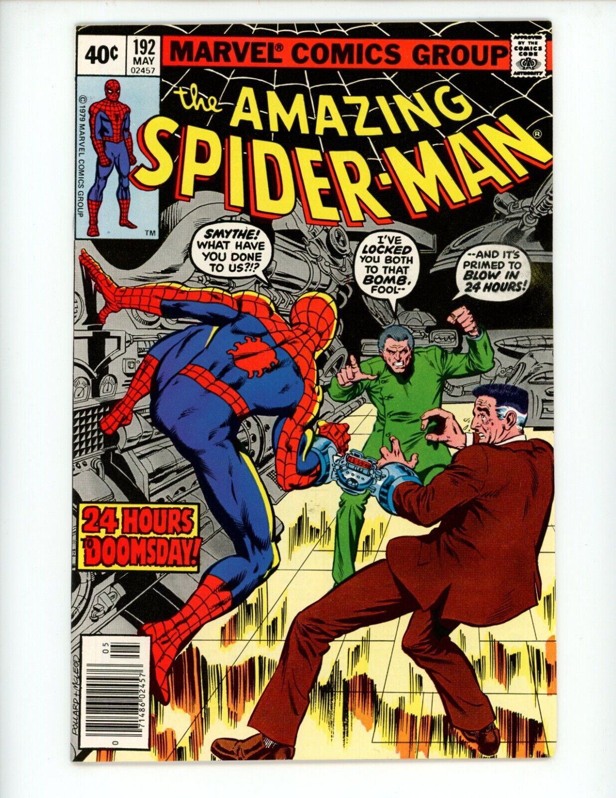 Amazing Spider-Man #192 Comic Book 1979 NM- Pollard Marvel Comics