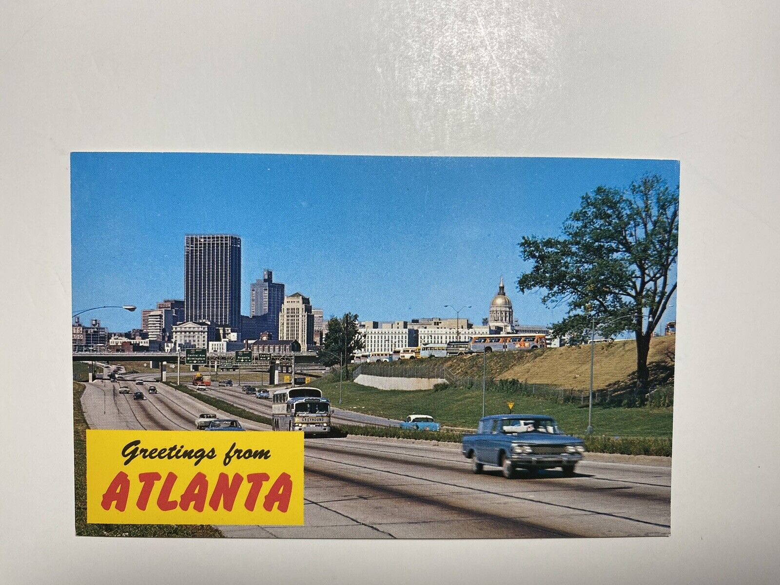 1960 Greetings From Atlanta Georgia Postcard