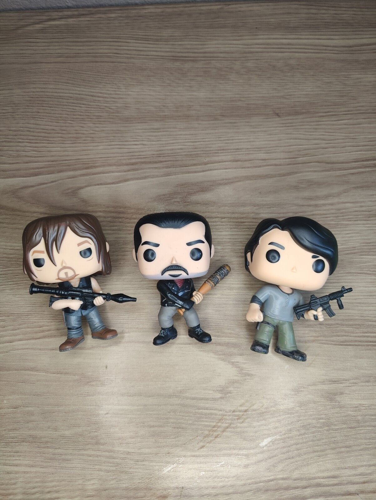 Walking dead funko lot Negan, Daryl Dixon Gleen See Pictures For Condition 
