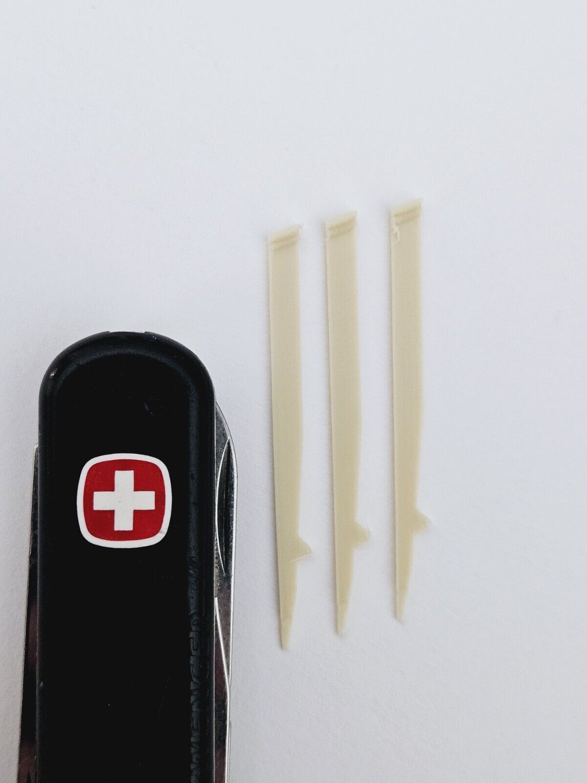 New Angled WENGER Swiss Army Knife 3-Pk Toothpick Replacement for 85mm & Larger