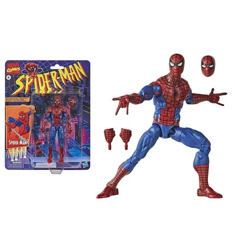 6-inch Spiderman Action Figure Spider-Man Marvel Legends Retro Series Toys