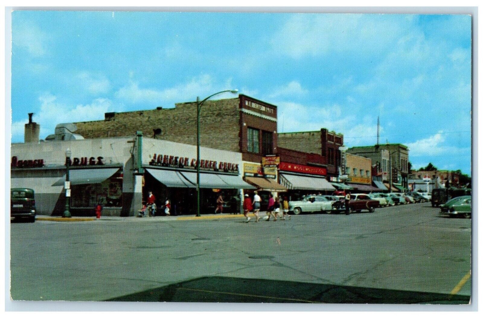 c1960 4th Beltrami Exterior Building Bemidji Minnesota Vintage Antique Postcard