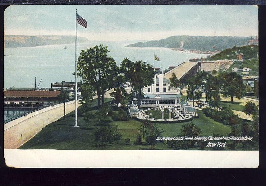 VTG Postcard Antique 1907-15, Grant\'s Tomb Claremont & Riverside Drive New York