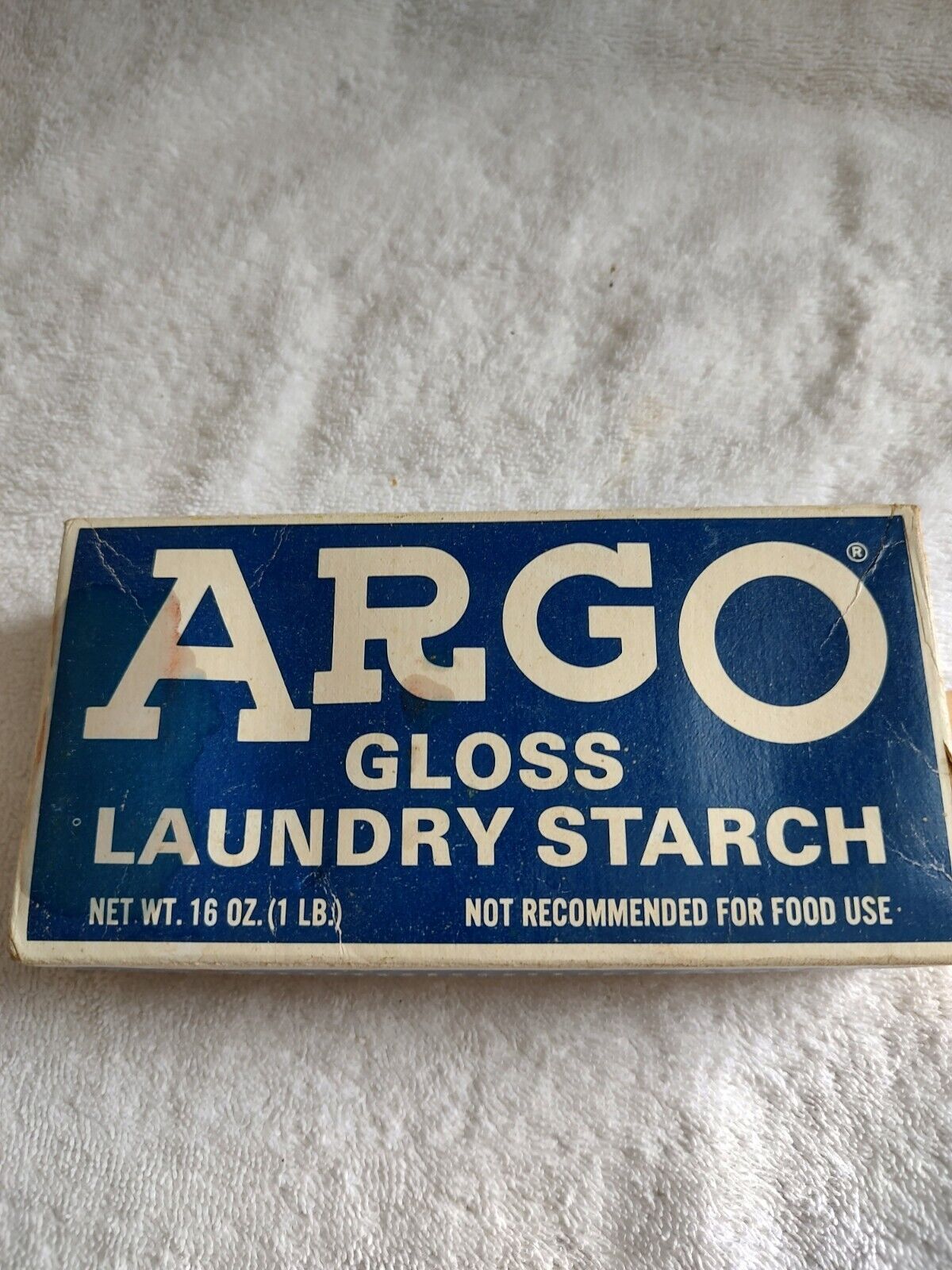 Vintage Argo Starch Unopened Box Excellent Vintage Condition