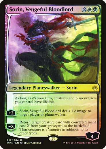 FOIL Sorin, Vengeful Bloodlord ~ War of the Spark [ NM ] [ Magic MTG ]