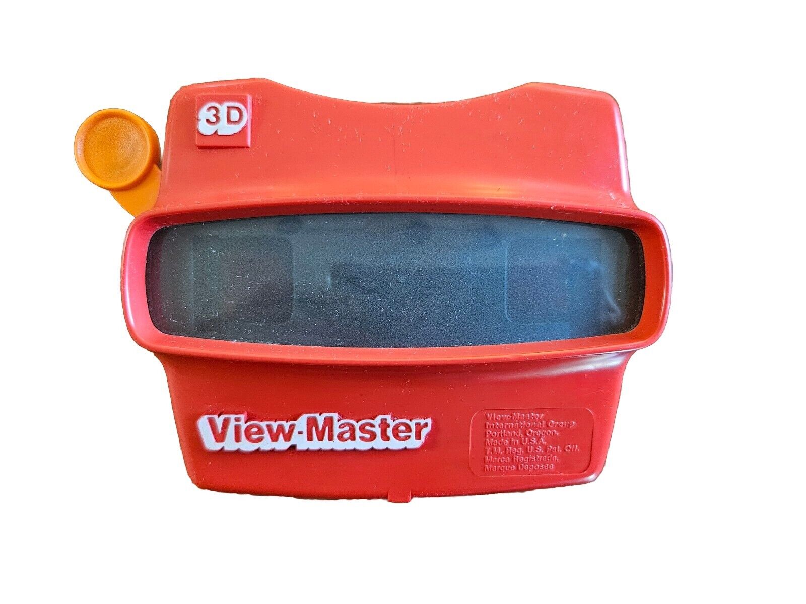 1980\'s Vintage Red 3D View Master Disc Projector