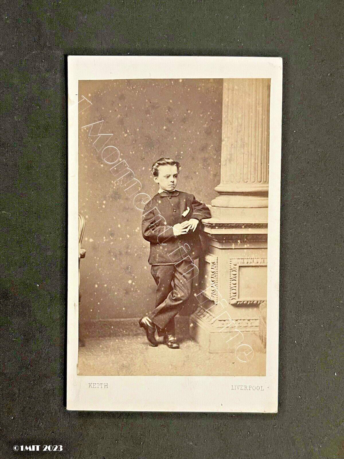 CDV Handsome Boy, by Keith Liverpool Antique Victorian Fashion Photo